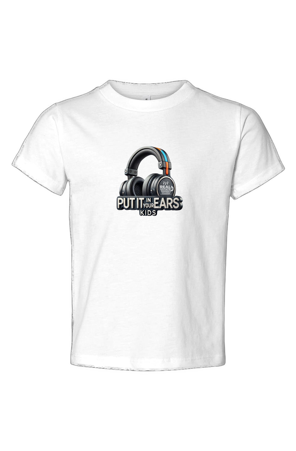 Put It In Your Ears Kids Toddler Jersey Tee