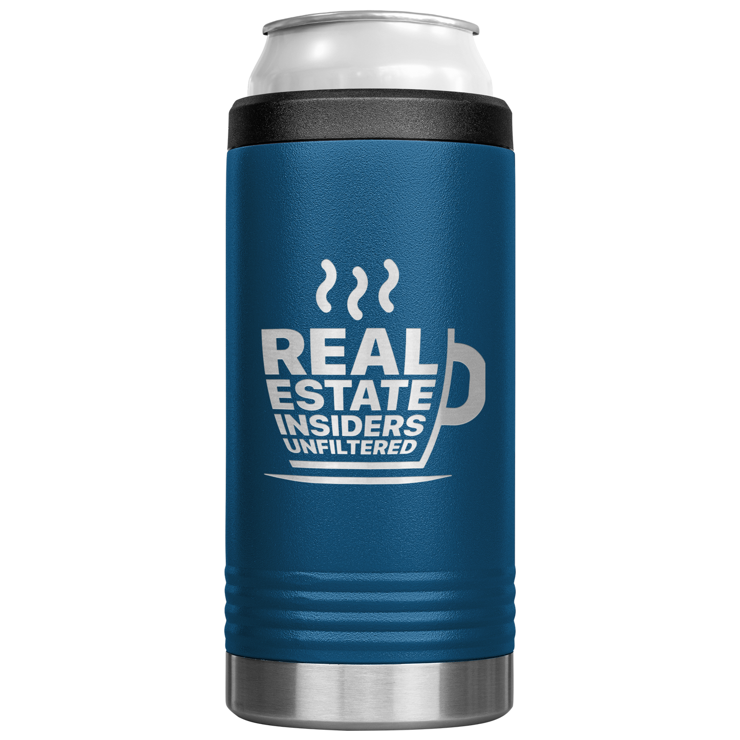 Insiders_Slim_Can_Cooler_12oz_Koozie_Main_Blue_Mockup.png