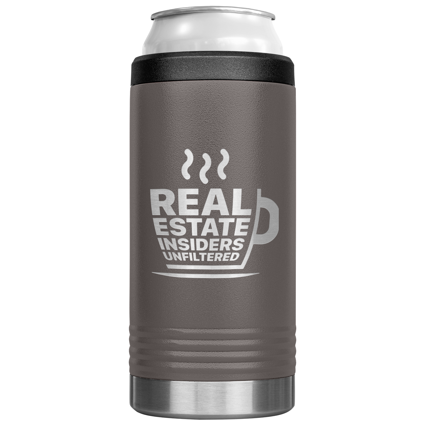 Insiders_Slim_Can_Cooler_12oz_Koozie_Main_Pewter_Mockup.png
