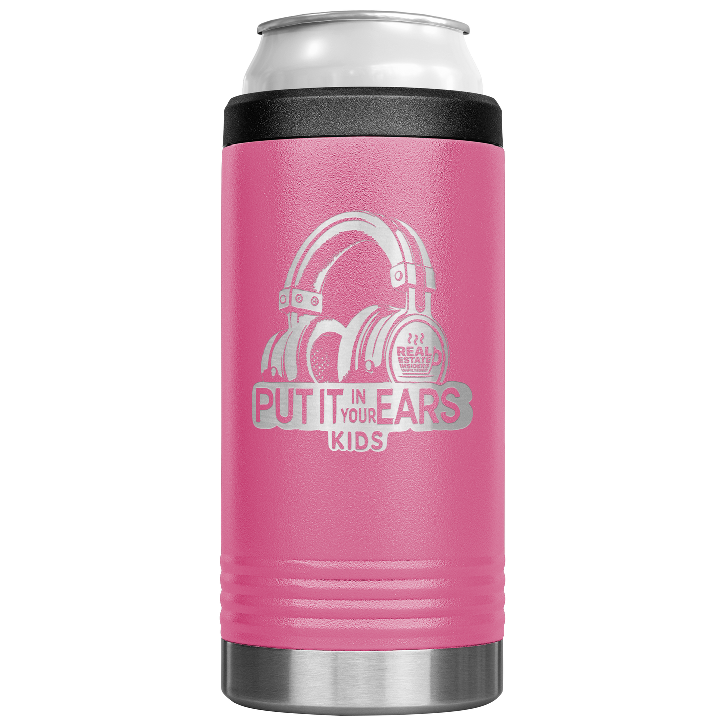 Put_It_In_Your_Ears_Kids_Insiders_Slim_C_12oz_Koozie_Main_Pink_Mockup.png